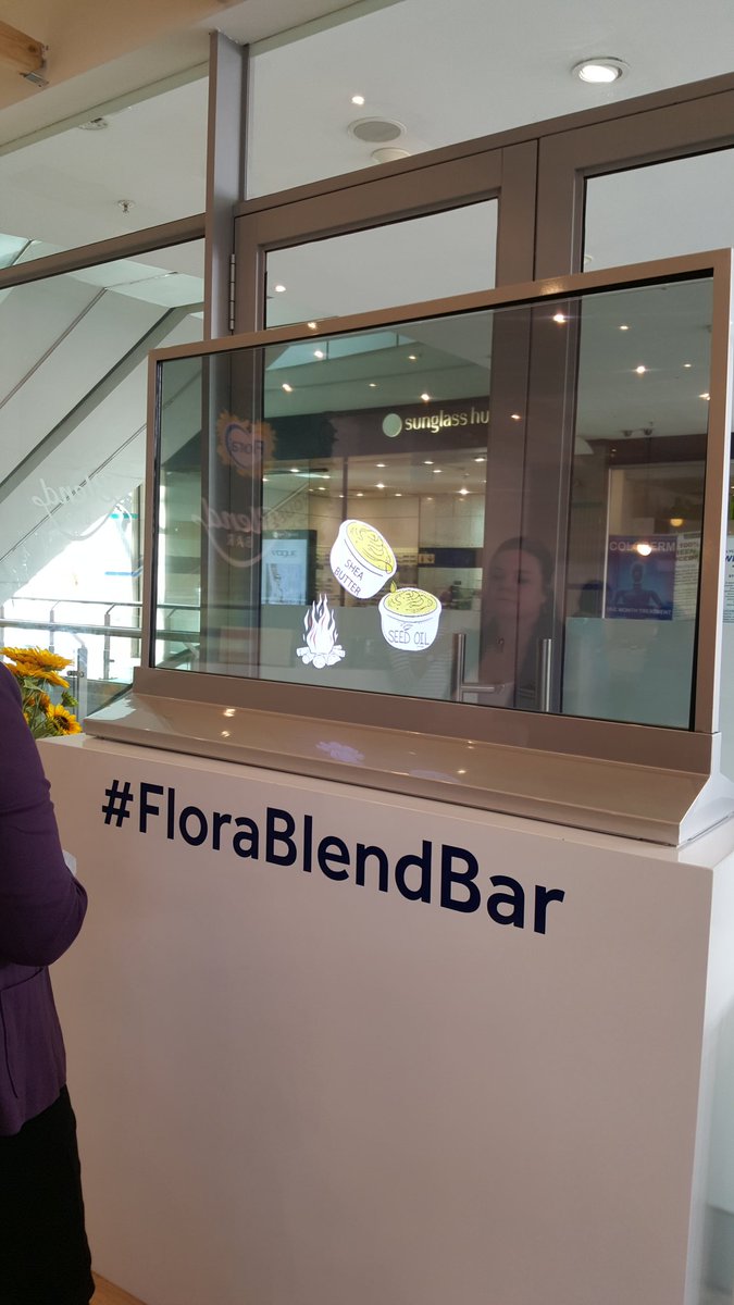 People_SA's tweet photo. Interactive screen demonstrates the process of how you can make margerine at home! #florablendbar @floraheart https://t.co/KcK2xxqY5Y