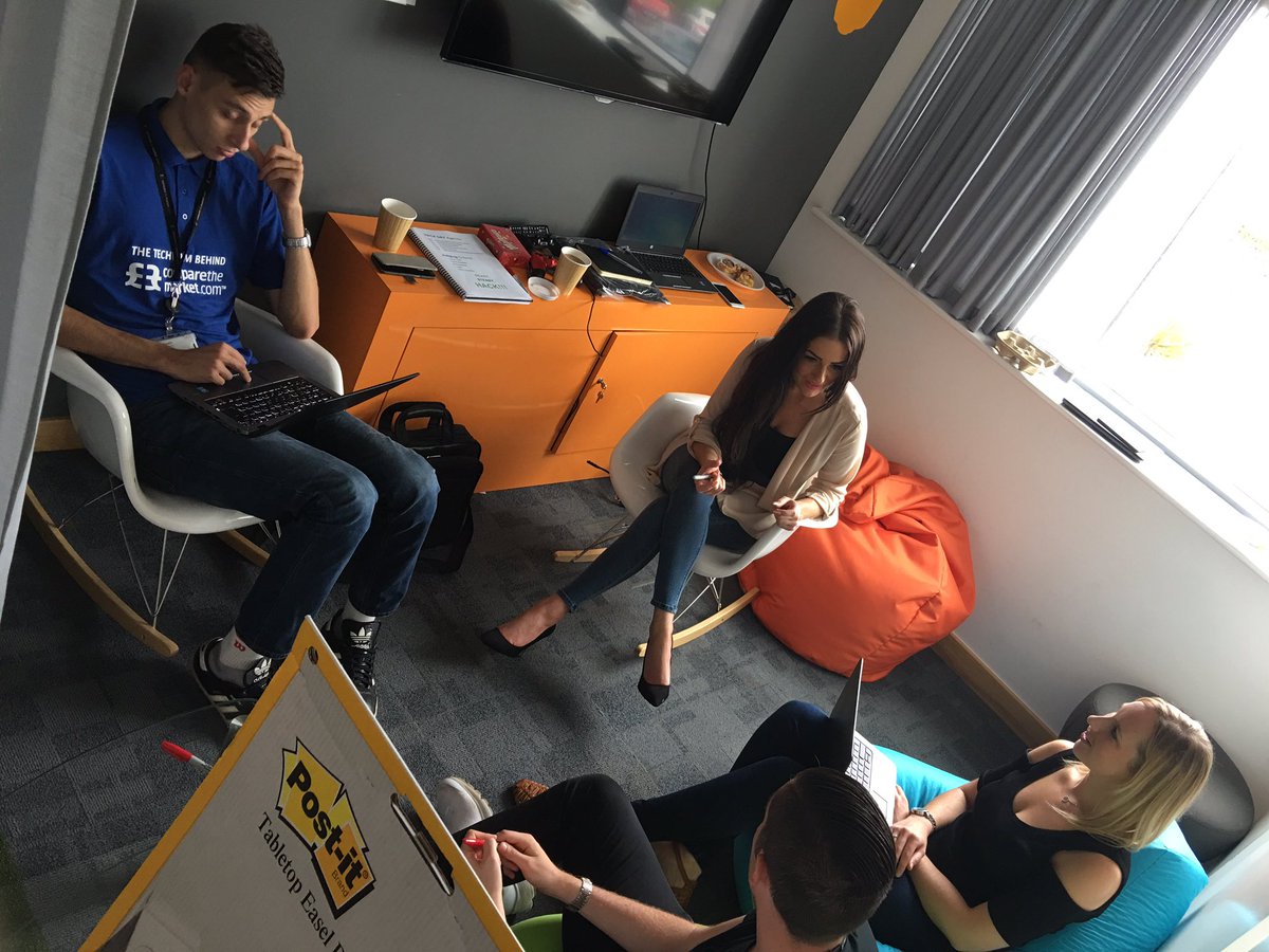 empen10's tweet photo. Team MAD, brainstorming for the #ctmhackday @comparemkttech #comparemkttech https://t.co/SJ4VkbhNBn