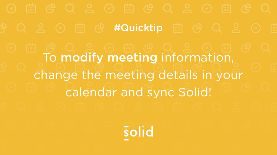 wisemblyjam's tweet photo. #Quicktip: Modify your meetings ๐๐ฏ #GetSolid https://t.co/Fqjm58lKWy