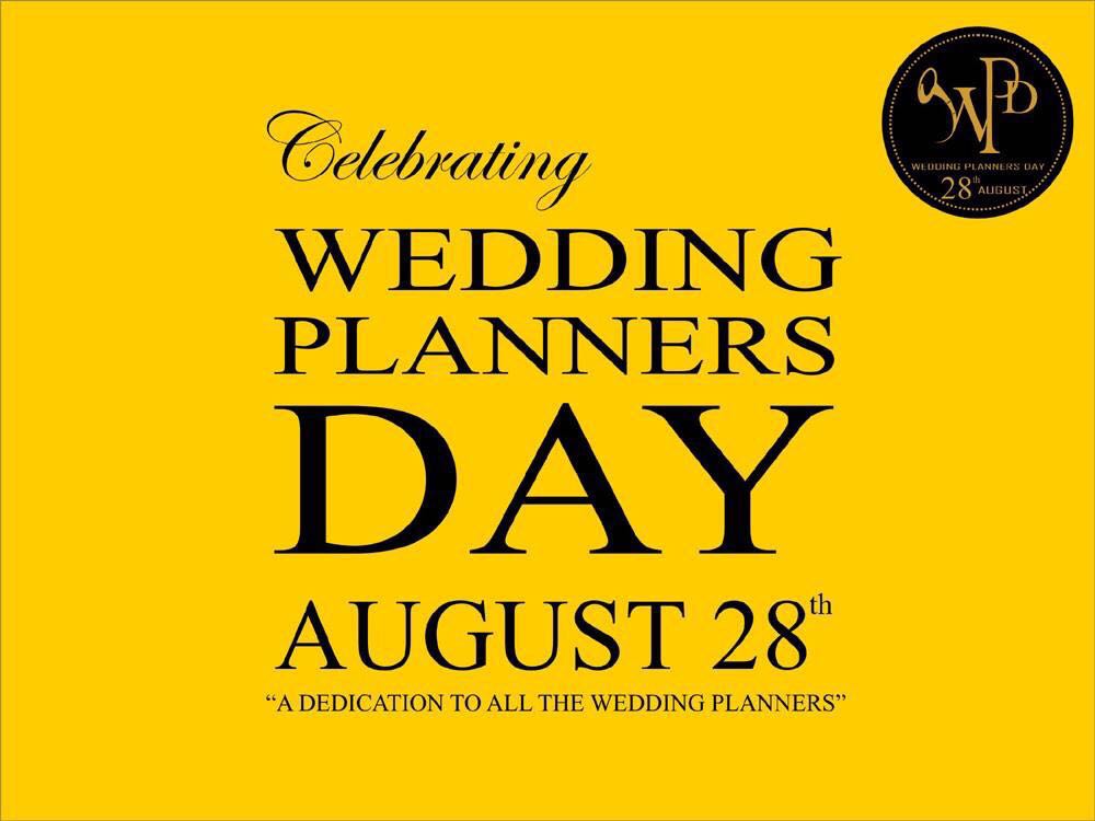 CelebrateWPD's tweet photo. #WeddingPlannersDay - August 28 | Let's celebrate this day &amp; cherish the happiness we bring to people's lives #wpd https://t.co/RKgA2PGoQU