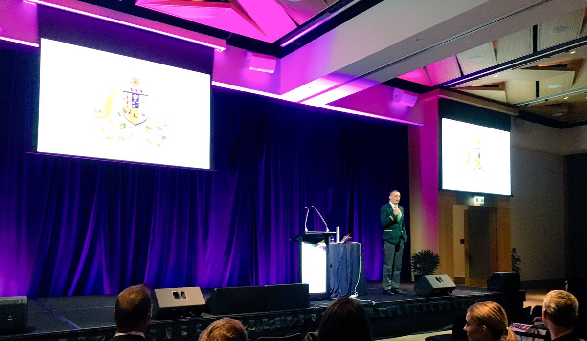 SaneEventGroup's tweet photo. Hilarious presentation on why anyone can represent Australia @MickColliss #EventShow16 @icmispeakers #sudokuchampion https://t.co/L2lrbwP0vC