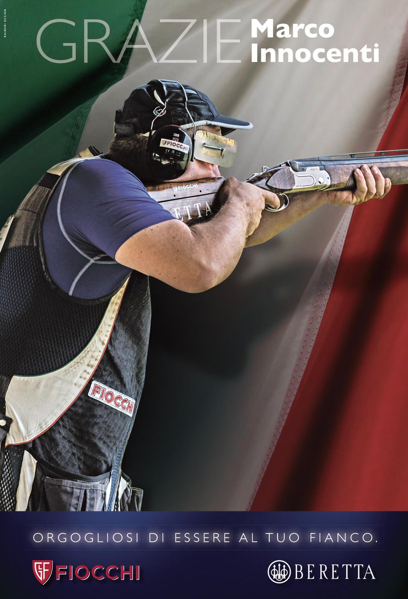 FiocchiGFL's tweet photo. #Rio2016: Italia ancora sul podio grazie a #MARCOINNOCENTI, medaglia d’argento nel Double Trap. Congratulazioni! https://t.co/E7NFVOFhsq