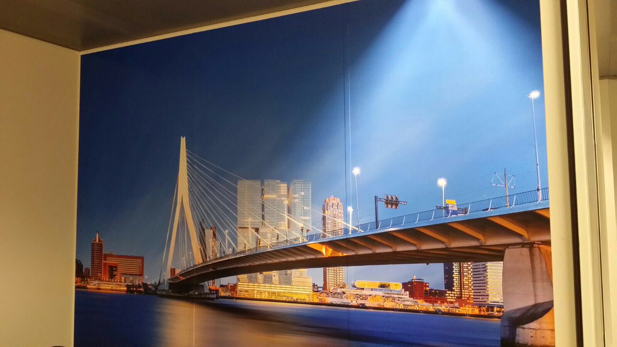 dapsigns's tweet image. Mooie klus, fotoprints op diverse wanden bespreekkamers