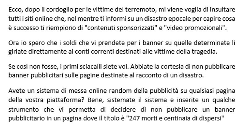 spappari's tweet photo. Una piccola riflessione #terremoto #TerremotoItalia #sciacalli https://t.co/GRucagLYa9