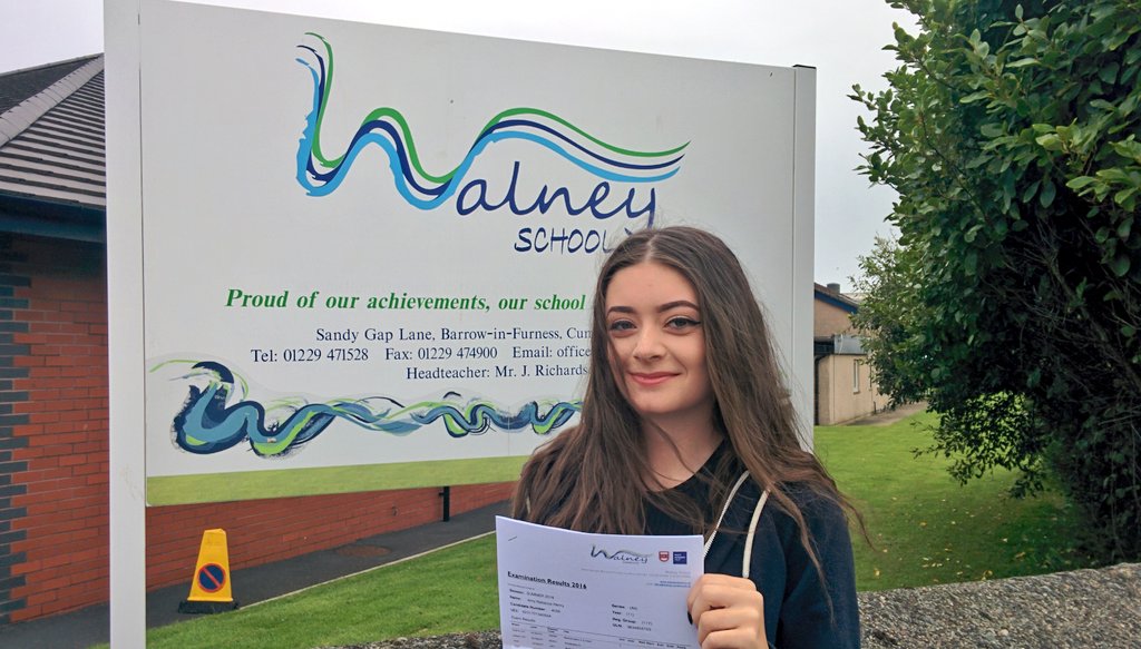 nataliechapples's tweet photo. Amy Henry @walneyschool off to @b6fc with 3A*s 5As a B & C #EMexams #welldone https://t.co/GMuUrlUw3J