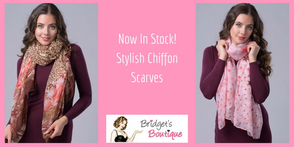 BridgetsBoutUK's tweet photo. Our stunning collection of stylish chiffon scarves will complete any outfit. https://t.co/Yn9Cg0ieF2 https://t.co/oAPciseheE