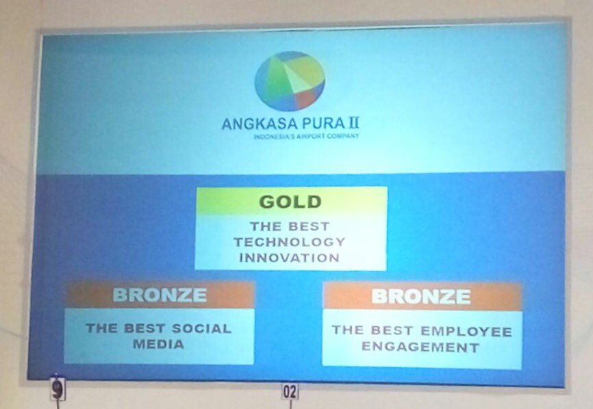 endykurniawan's tweet photo. Congrats @AngkasaPura_2 @contactap2 utk 3 penghargaan di ajang The Best Contact Center 2016 @ICCAIndonesia https://t.co/0N1G9zANdU