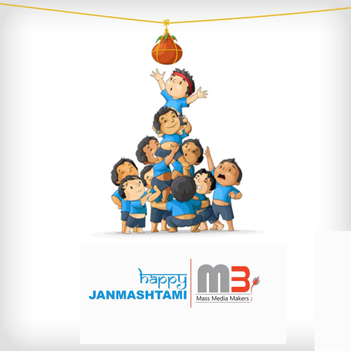 MassMediaMakers's tweet photo. Wishing all of you a very joyful and blessed  #HappyJanmashtami
#massmediamakers
Team M3 https://t.co/KKlAGY0m8p