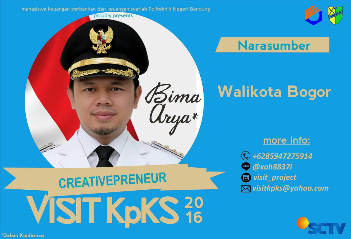 "Tetap fokus, optimis dan berdoa agar tetap diberikan berkah." - Bima Arya.