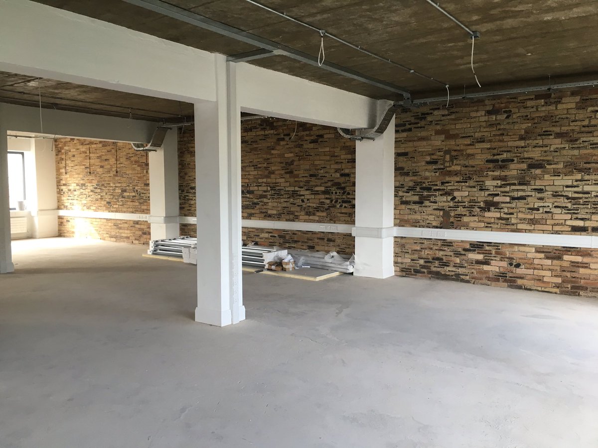 KF_NorthEast's tweet photo. #defurbishment of Blandford Square is cracking on - Completion due in October #coolofficespace #loadsofparking https://t.co/utioTuAJN7