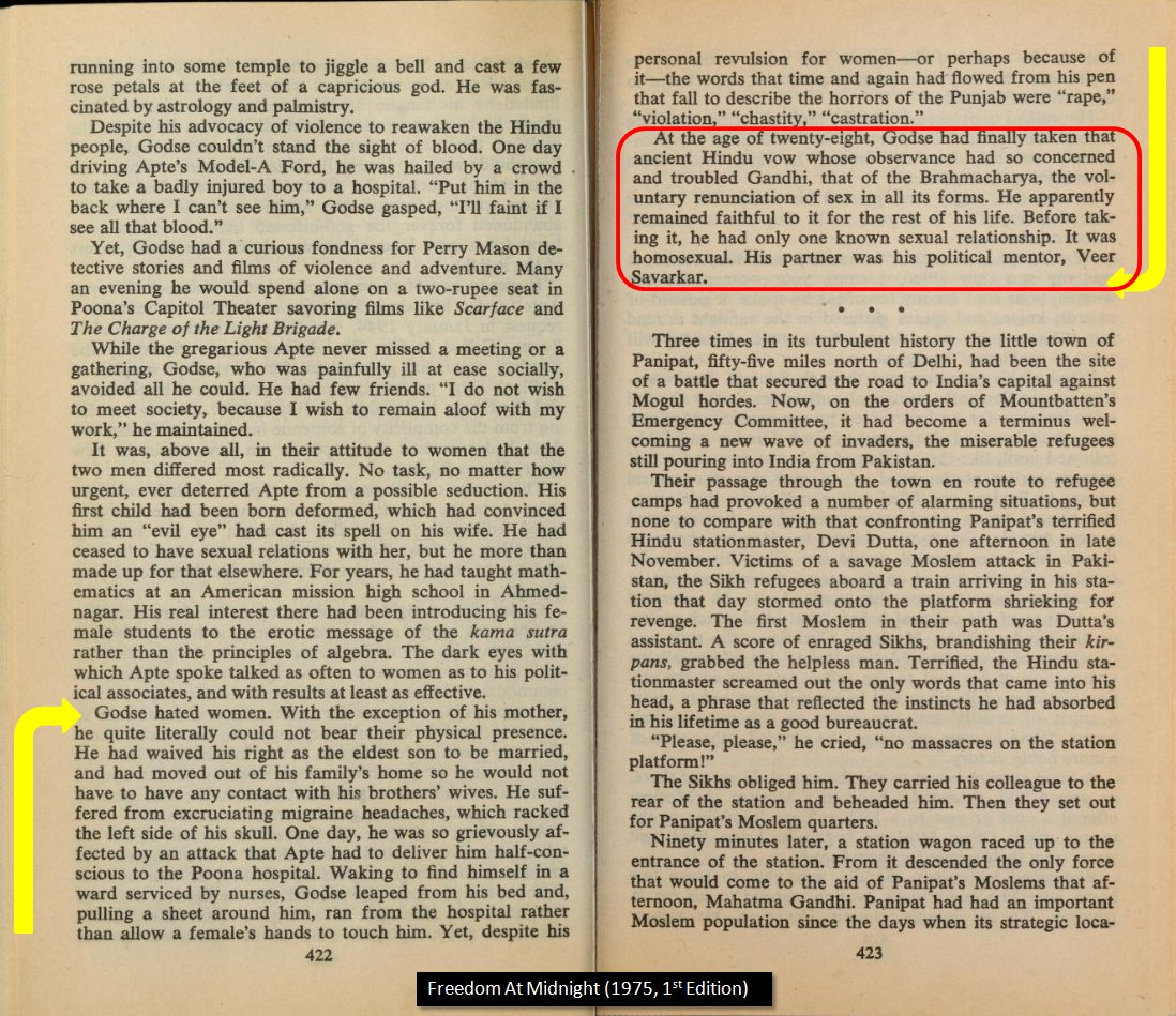 'Freedom at Midnight (1975)' - Savarkar & Godse were in a sexual relationship. Why then RSS-BJP oppose LGBT rights?