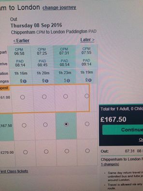 boostsupporter's tweet photo. What is this madness!? Just over an hour on a train costs me more than flying abroad!! #ripoffbritain #angry #crazy https://t.co/Bo1uZlndUo