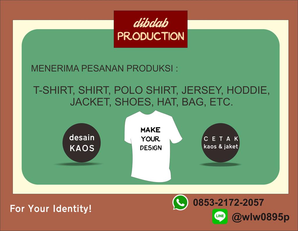 dibdab_P's tweet photo. Kami bergerak di bidang jasa konveksi.
Silakan tanya, desain &amp; cetak. 'ada harga, ada kualitas'

For Your Identity! https://t.co/DxNw20D7AI