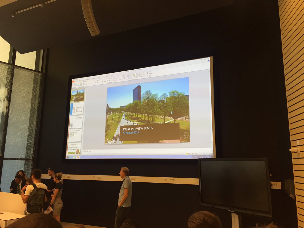 marcjuchli's tweet image. Attending the #tudelft #eemcs sneak preview, looking forward to the semester
