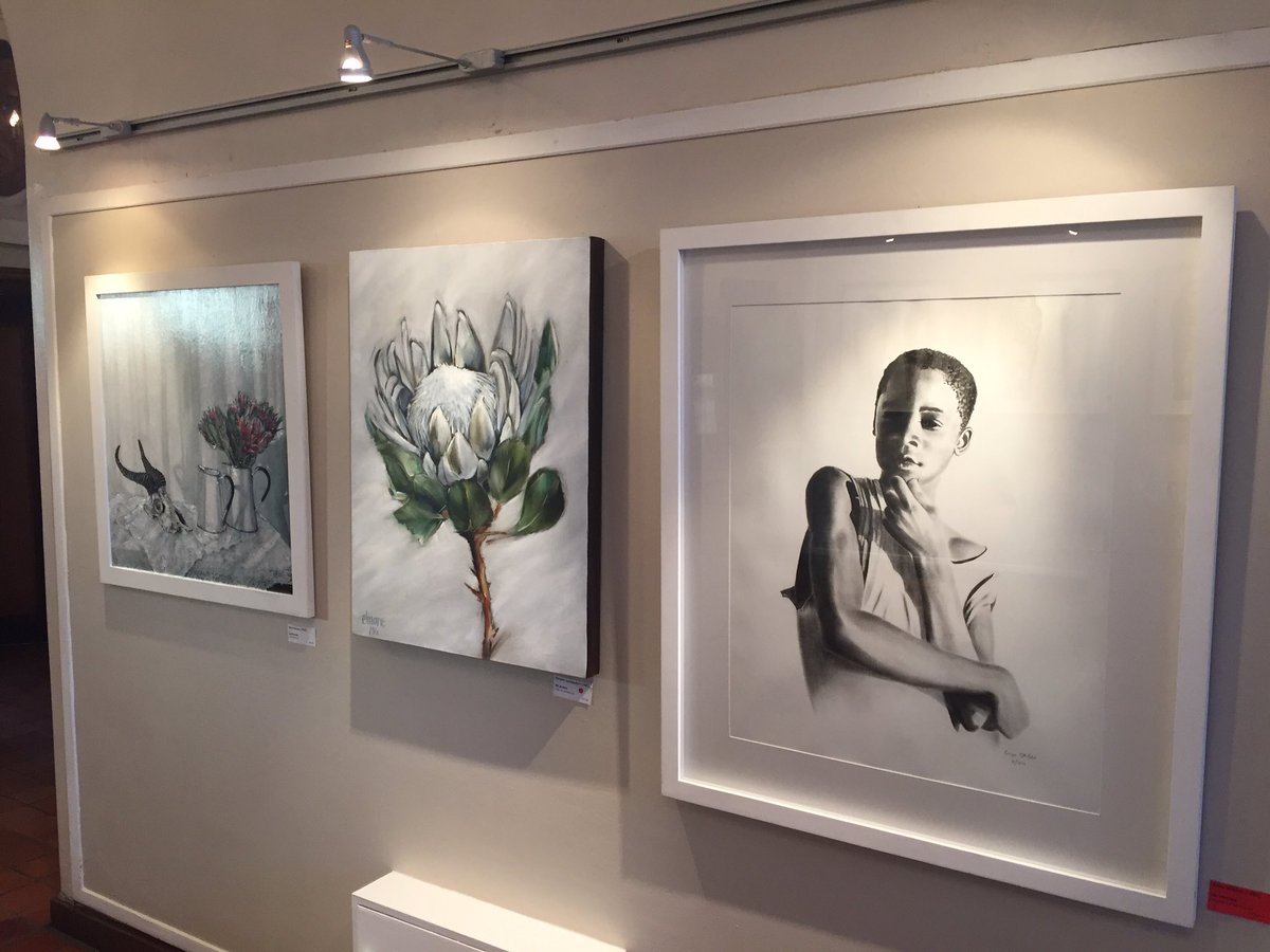 Bloemhofbond kunsuitstalling vanaand. Dankie @RolaGroup @RolaVolvo vir borgskap