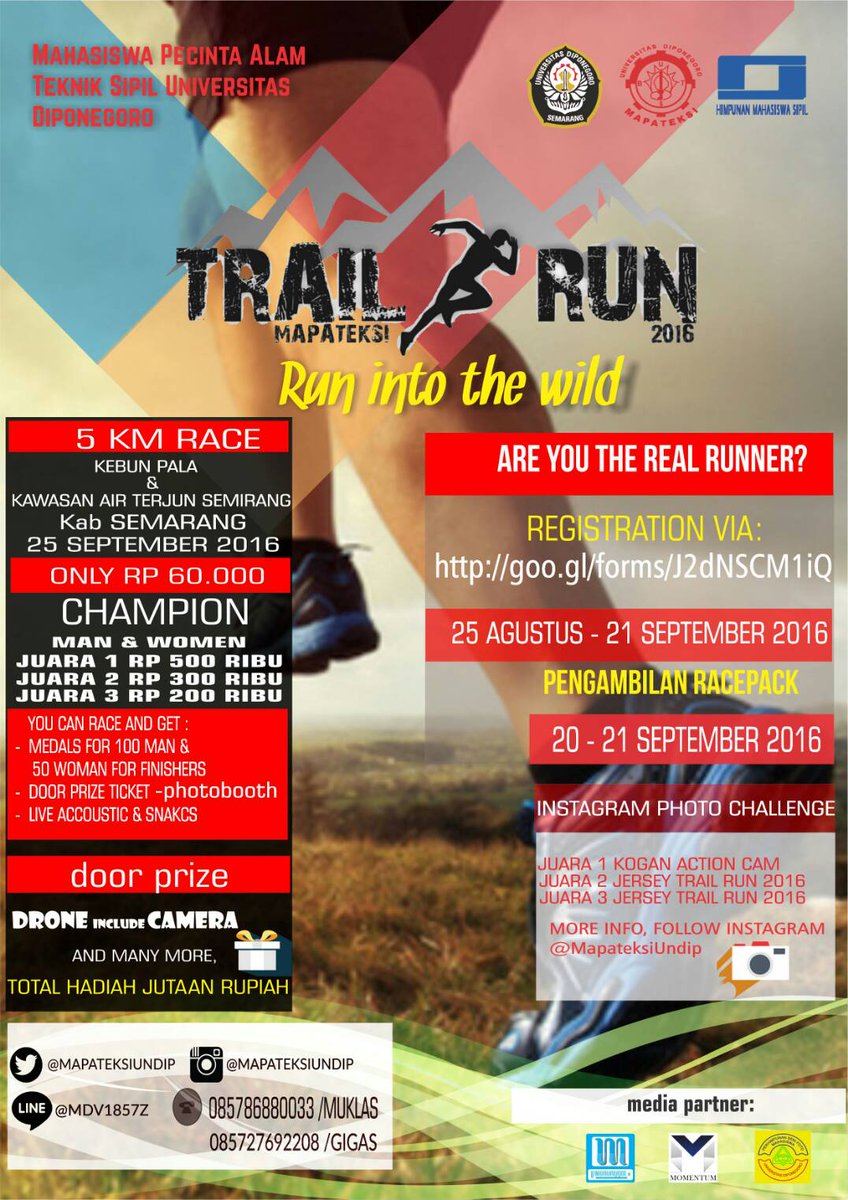 Di Wanawisata Kebun Pala-curug Semirang Semarang, September 25th 2016. With only IDR 60K registration