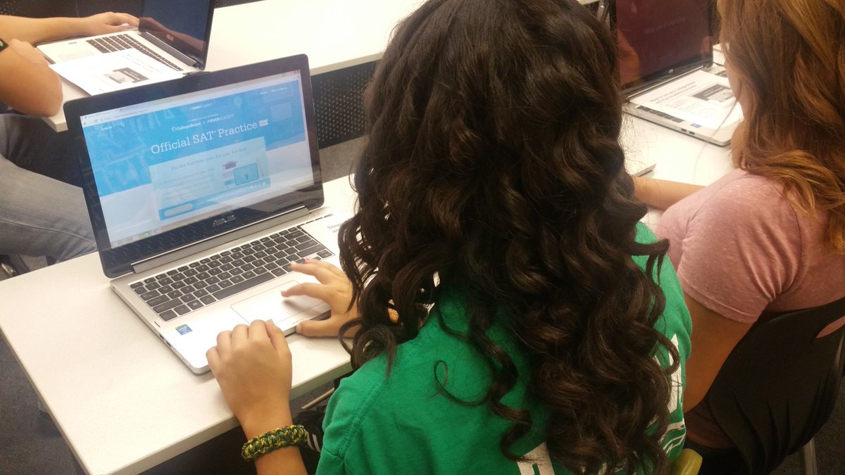 Rough Riders linking their <a href="/CollegeBoard/">College Board</a> &amp; <a href="/KhanAcademy/">Khan Academy</a> accounts for personalized SAT practice! <a href="/fresnounified/">Fresno Unified</a>