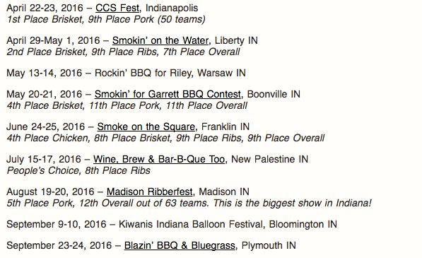 squealers_BBQ's tweet photo. Check out our updates from the competition trail! #BBQ #CompetitiveBBQ #Indy https://t.co/8Gg30O34JI