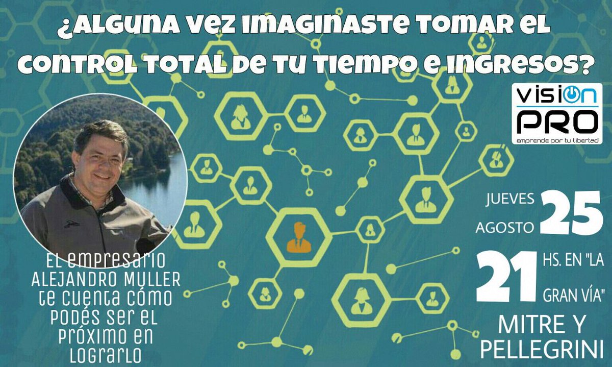 VisionProArg's tweet image. Hoy en Rosario🇦🇷! Un gran #empresario y #Networker aportando una clara #visión sobre los #negocios del Siglo XXI.