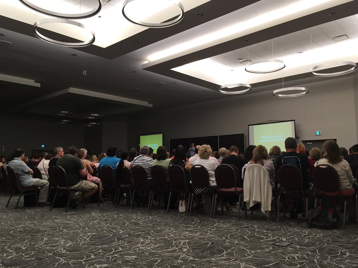 nico1e's tweet image. No chairs left but I can hear our #bctf2016 prez @glenhansman talking about how it&apos;s NOT okay to violate a contract