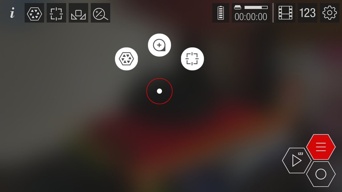 The capture help menu lets you quickly focus or expose for any point on the screen and lock that setting in place.