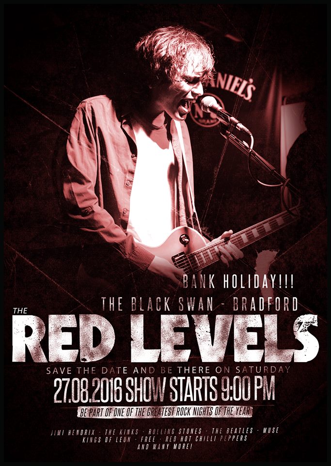 HowDoYorkshire's tweet image. #ArtsWY @TheRedLevels at Black Swan #Bradford Sat 27.08.16 &amp;gt;&amp;gt; ow.ly/WVHT302XfCP #Music