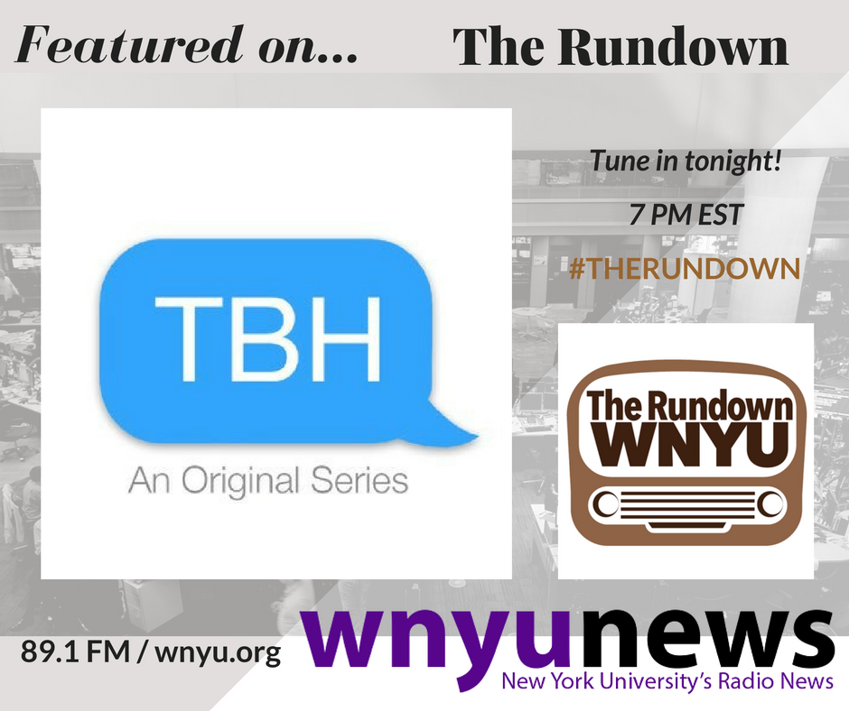 WNYUNews's tweet photo. Tonight: @mollychapman + @tbhtheseries on #TheRundown on @wnyu. Tune in at 7PM EST! 📻 🎶 📹 https://t.co/WdneQWzTU4