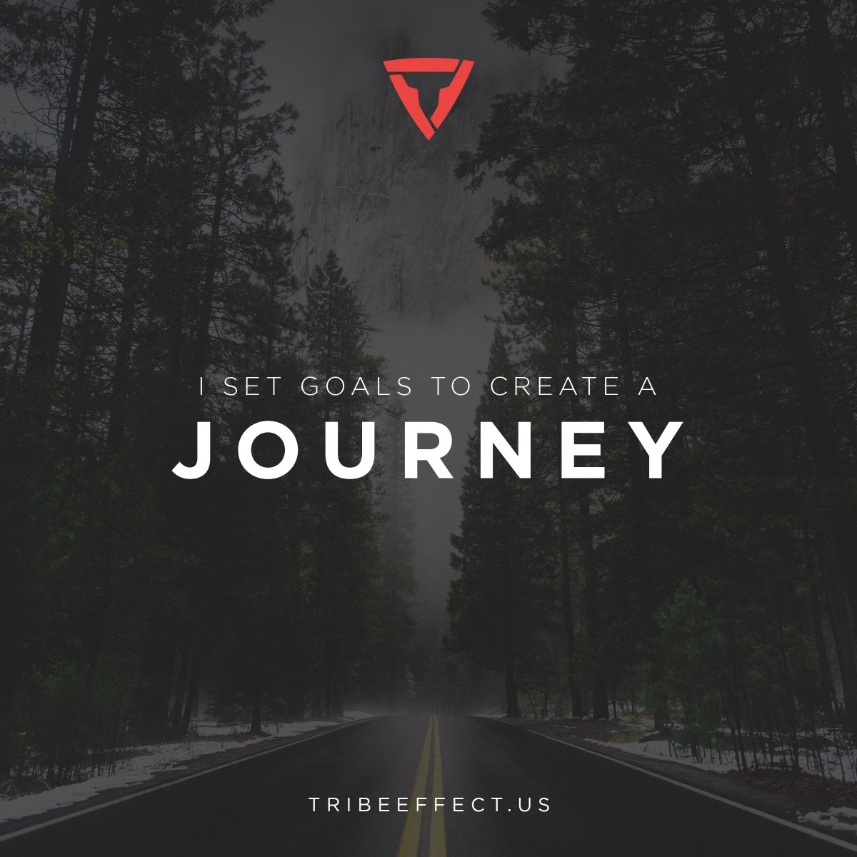 tribeeffect's tweet photo. I set goals to create a journey. #tribeeffect #mindset #goals https://t.co/IzE3FQw6GL