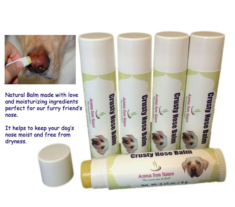 Dog’s nose tells a lot about our dog’s health. Our blend of oils and butter helps dry, cracked and crusty dog noses.