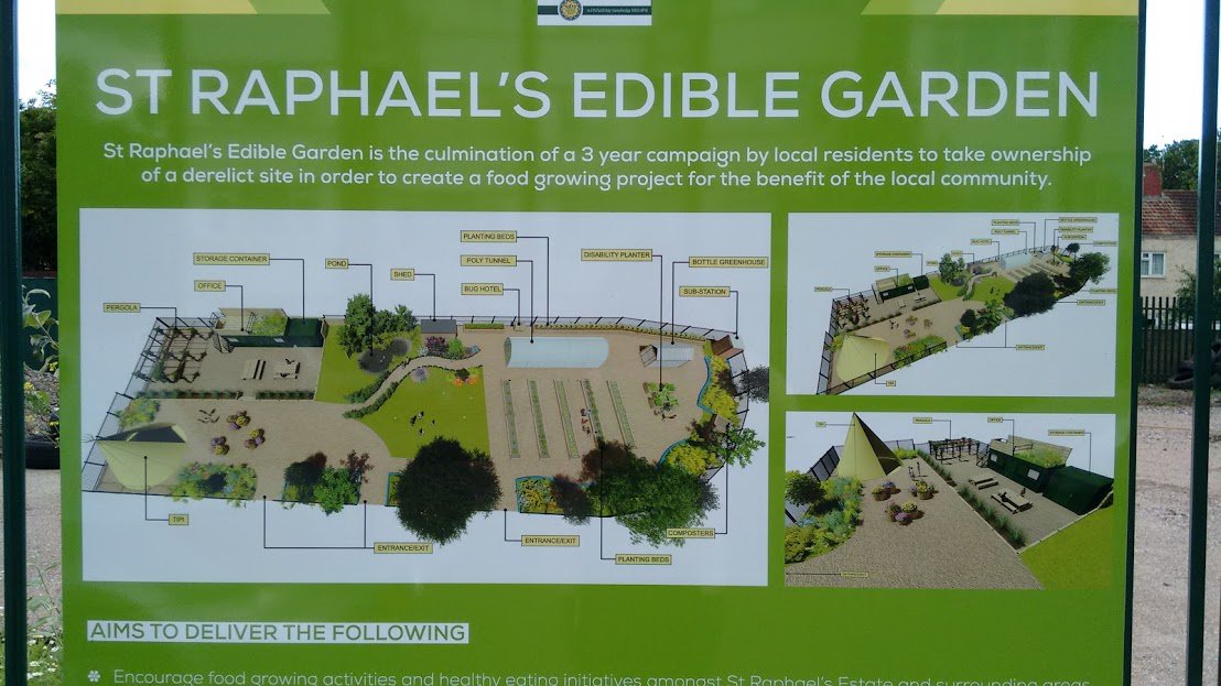 St Raphael's Edible Garden is coming along in leaps and bounds <a href="/SufraNWLondon/">Sufra NW London</a> #careysfoundation