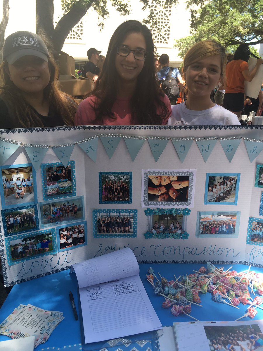 Check us out at the Greg Gym today! We loved talking to yall yesterday and we're excited to meet more of you today!