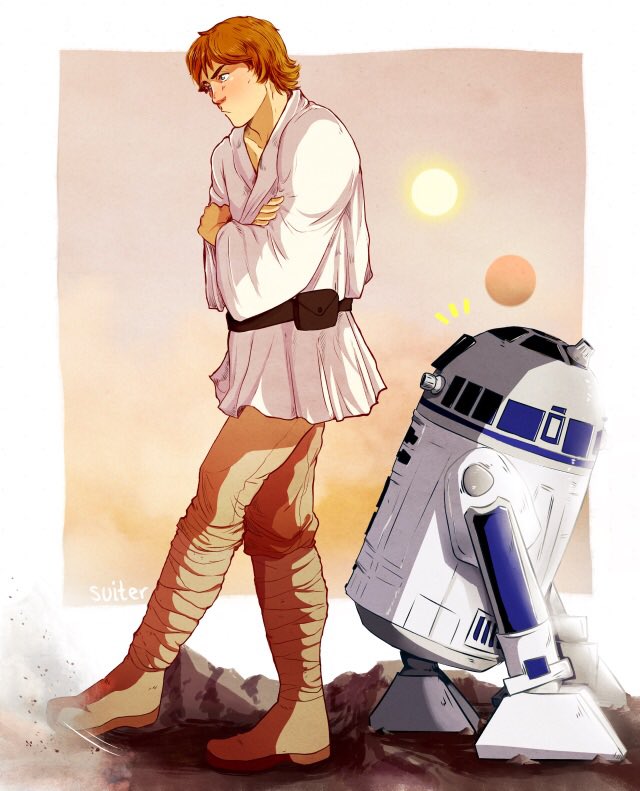 "Awww he's so cute when he's being all pouty." @JediMasterLuke4