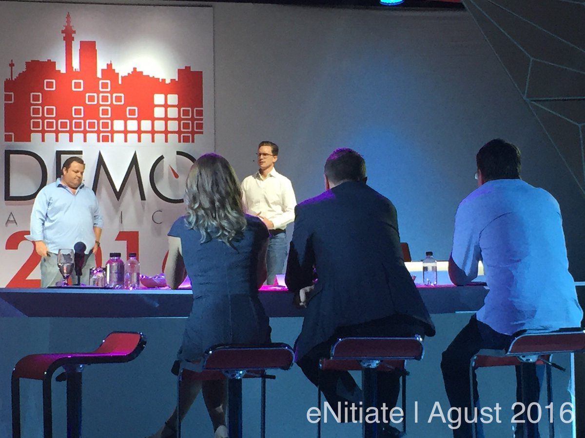 The_eNitiaters's tweet photo. Last for this section of #DEMOAfrica is #JamesMuir of #MediaBox @DEMOAfrica #contentcreation https://t.co/T959MQT2VR