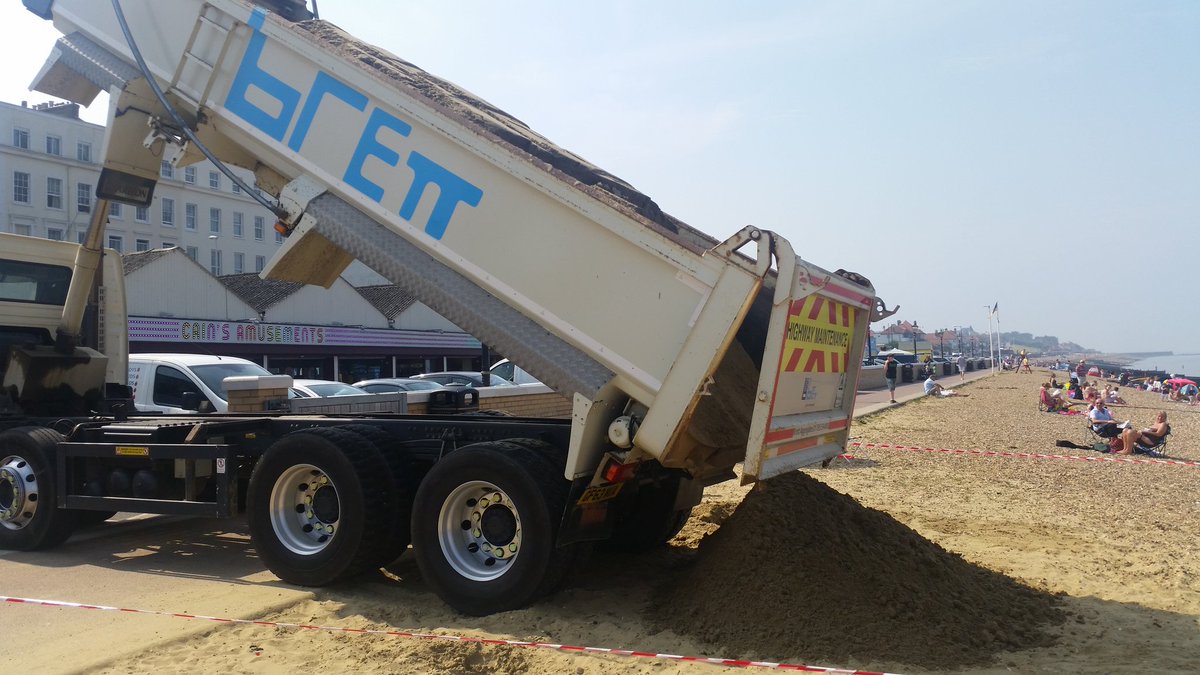 Brett have just delivered the sand for tomorrow's Sandcastle Competition! We hope to see everyone entering!