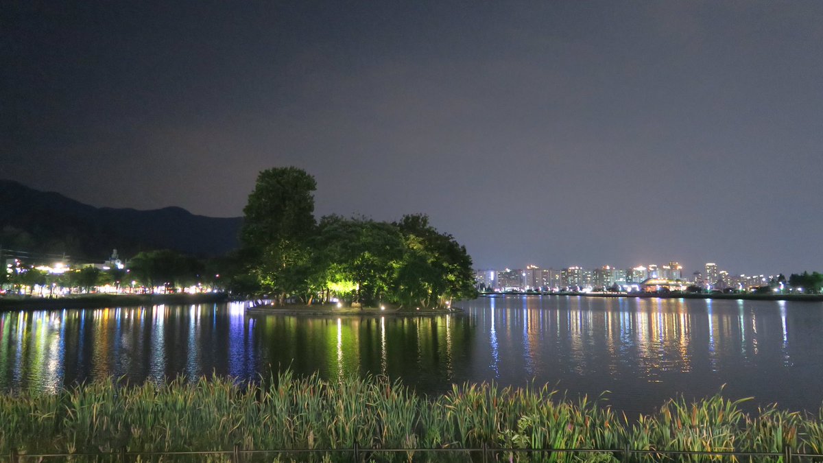 cymovie's tweet image. 지금은 수성못을 거닐고 있습니다 #씨와이고 #CYgo