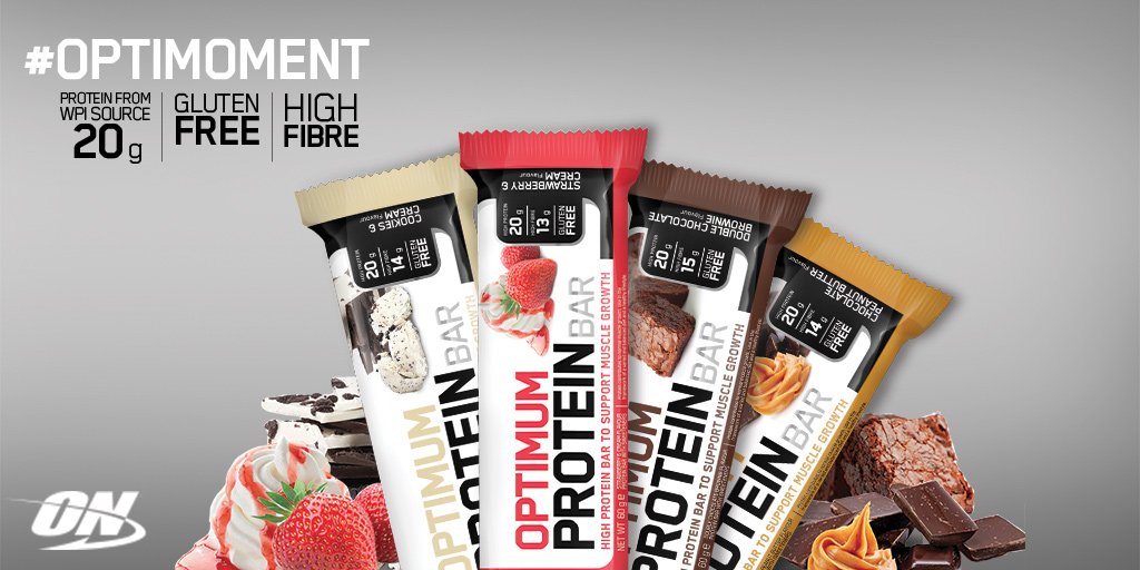 UKTeam_Optimum's tweet image. For your chance to #win a box of EACH of our new #ProteinBars simply RT + Follow! #Giveaway #Optimoment #TeamON