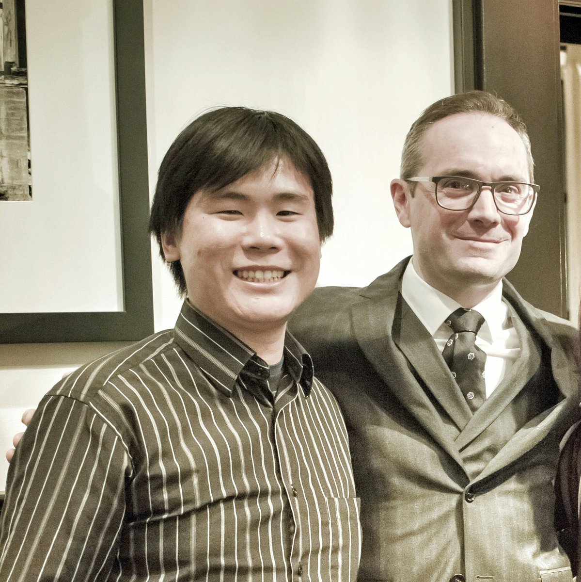 Sommelier Jeremy Bonia with Travelling Foodie at Raymonds Restaurant in St. John's, Newfoundland