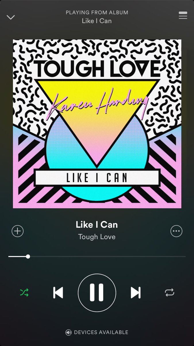 It is getting better & better with every play! #TuneOfTheWeek @KarenHarding & @toughlovemusic #LikeICan