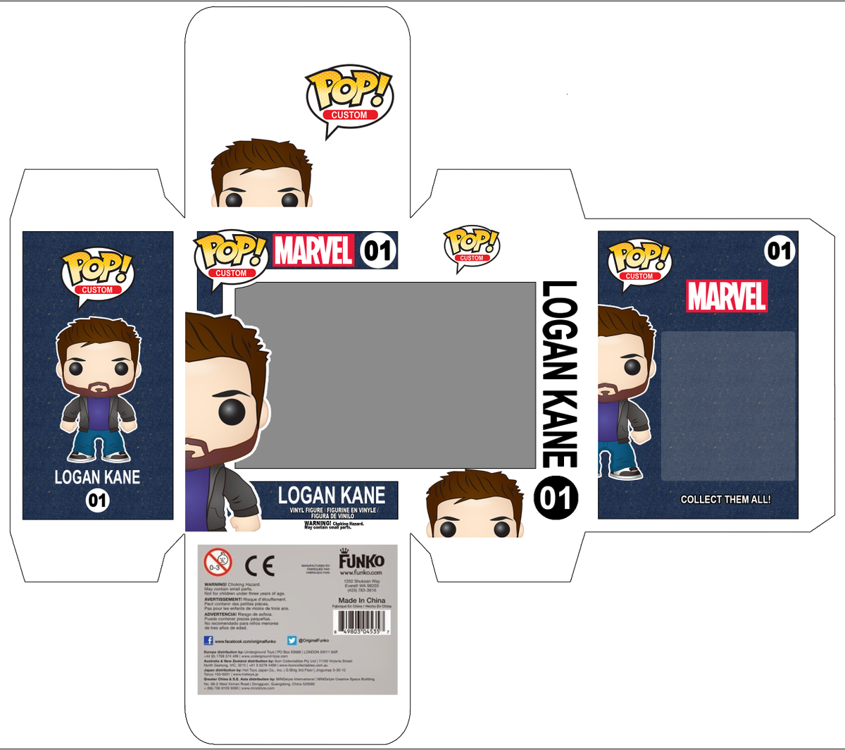 StudioKane's tweet photo. Just Some @funko Designs I made. #Funko #funkopops #IronMan #ReverseMaximus #LoganKane https://t.co/u0otEeP908