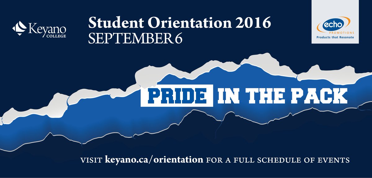 keyanocollege's tweet photo. Today is the day - WELCOME TO KEYANO ORIENTATION! See full schedule: https://t.co/rah8PLz4va  #ymm #mykeyano https://t.co/69wu3YYDGa