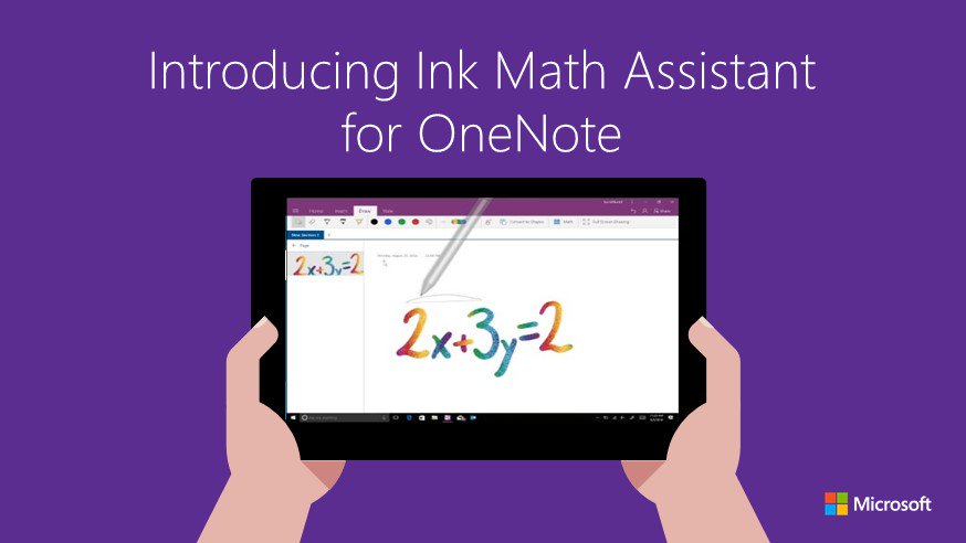 MicrosoftEDU's tweet image. Help students learn faster with a digital math tutor using #OneNote ink! #MSFTEDU msft.it/6010BNc8K