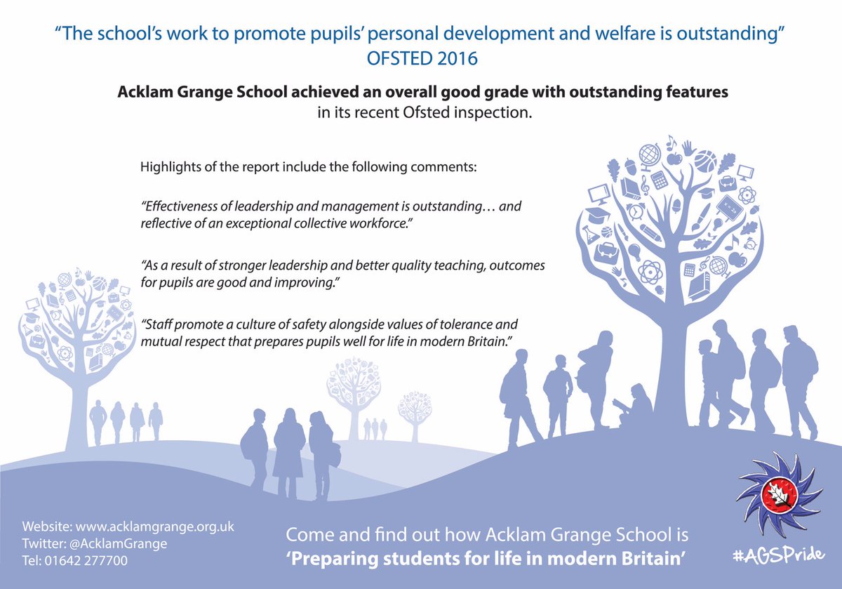 AcklamGrange's tweet photo. What a year! First it was our great Ofsted report in Feb and now these outstanding GCSE results! #AGSpride 🌟🌟🌟 https://t.co/zNZ6YQZIHU
