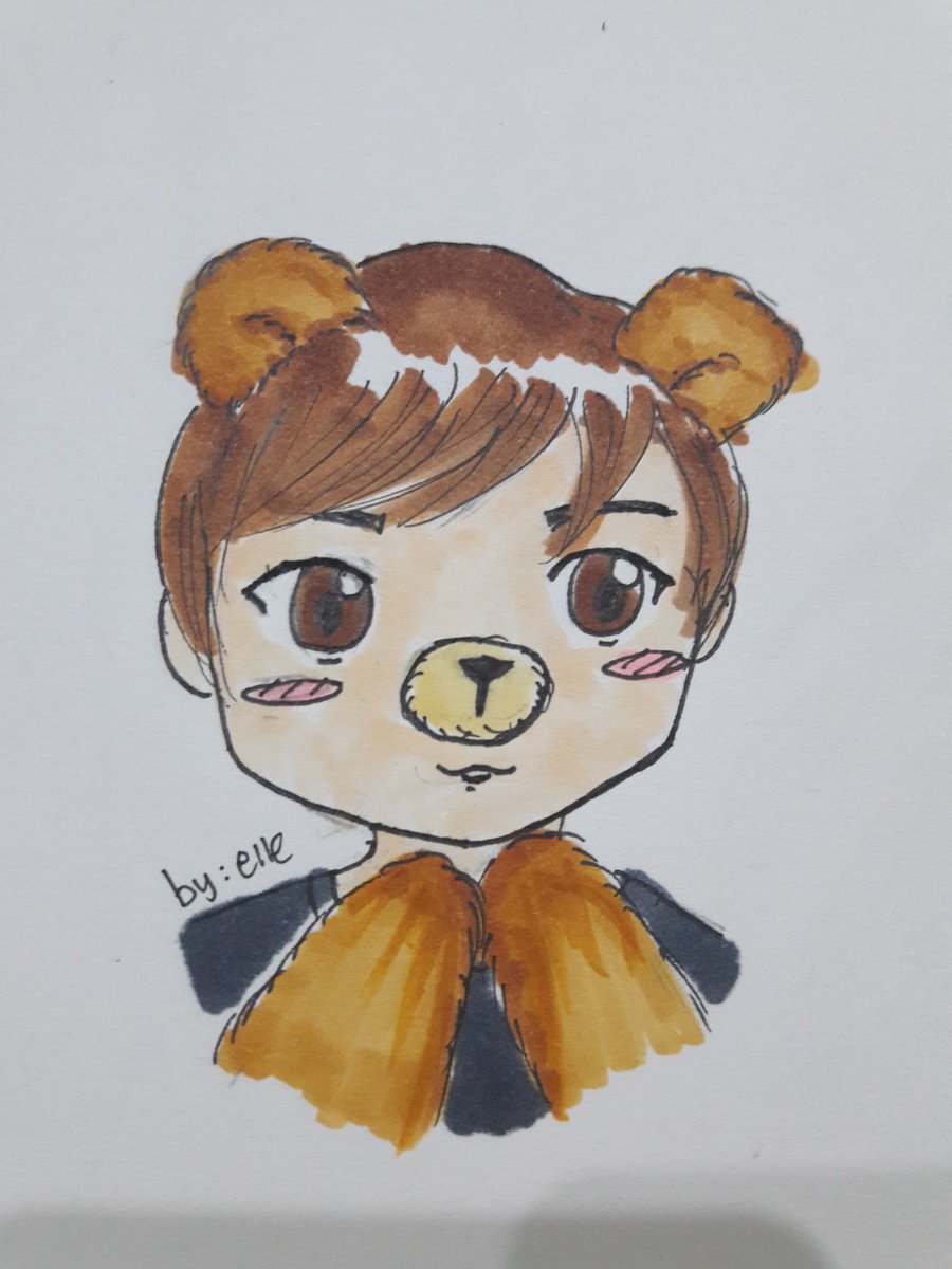 ChangKyuBar's tweet photo. Baozi bear is so cute ~~ @BaoziHana https://t.co/YUFxBW9kK2