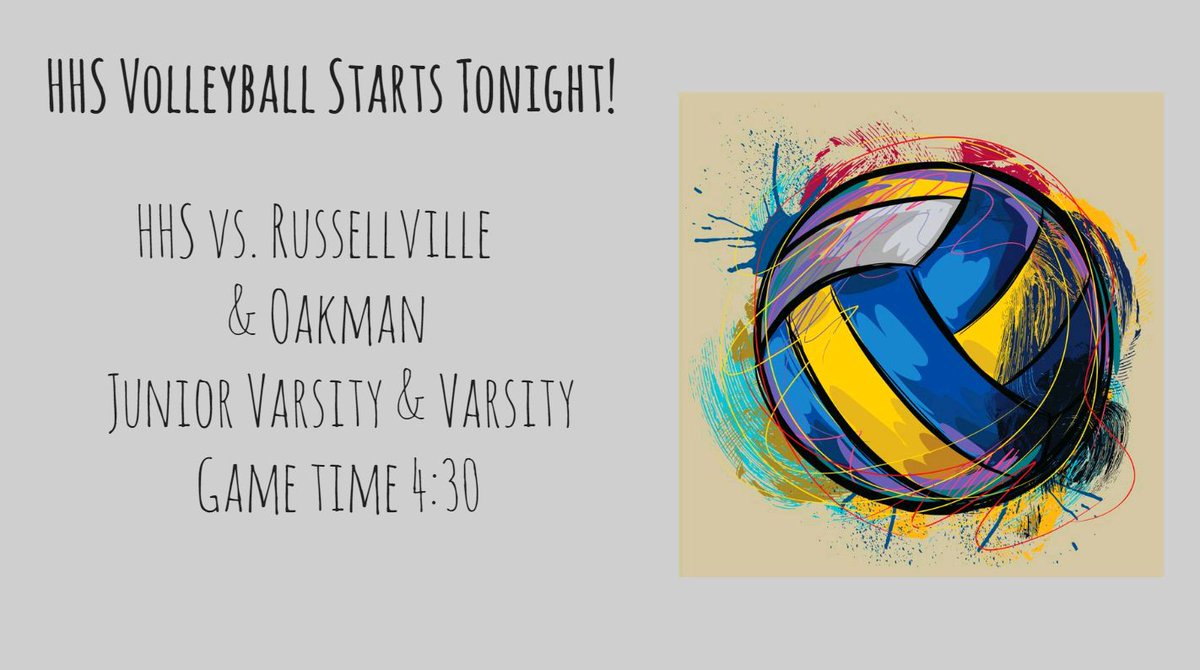HaleyvilleLions's tweet photo. Come out and support Lady Lions Volleyball tonight! #GoForGold #HHSLionPride https://t.co/7e8vhMi3Bh