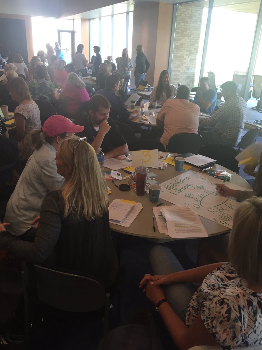 Literacy PD in action!  Great collaboration and learning!  <a href="/ISD112/">E Carver Co Schools</a> <a href="/JesElementary/">JESElementary</a> @112ChaskaEl