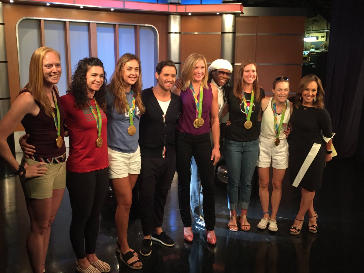 Lots going on today!! Our W8+ are taking NYC by storm on their #VictoryTour. Follow along on Snapchat (USRowing)