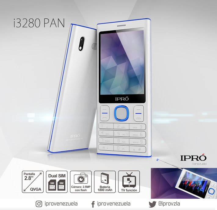 iprovzla's tweet photo. Feliz Jueves  IPRO Tiene Disponible El Modelo I3280 Pan Un Modelo Mas Grande Con Una Pantalla 2.8” Cámara con Flash https://t.co/TmTpyD5DOP