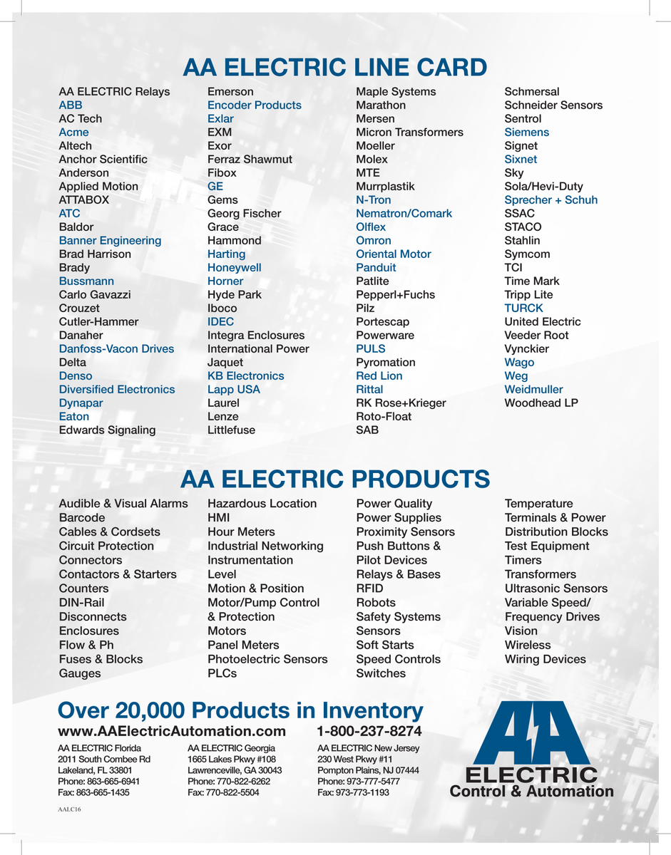 Aa Electric On Twitter Aa Electric Provides Automation Controls