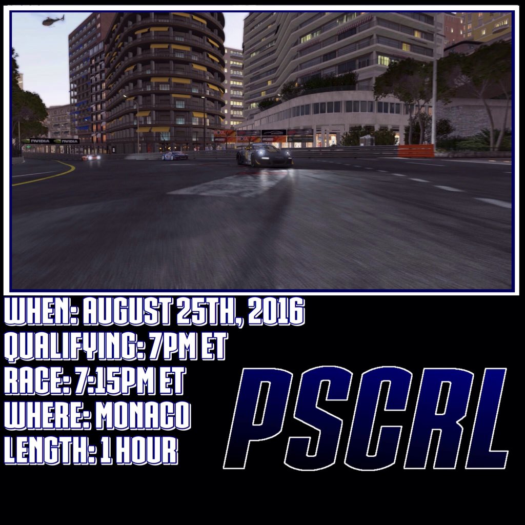 PSCRLofficial's tweet photo. Tonight we have our season finale in GT3. Will Ironskull388 hold on or will someone else claim the championship? https://t.co/7eoiBiBPQD