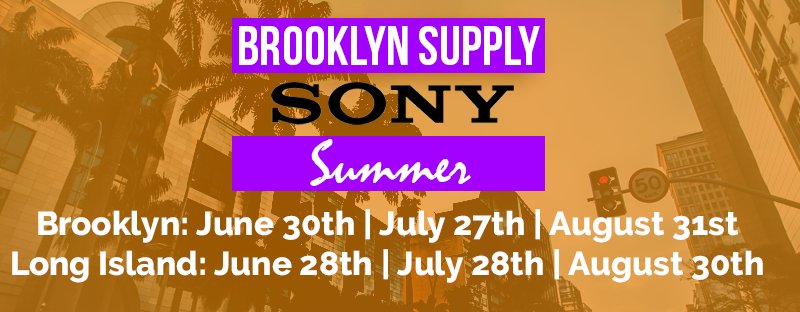BROOKLYNSUPPLY's tweet photo. Don't forget, next week we have 2 @SonyProUSA Counter Days, Brooklyn on the 31st and Long Island on the 30th. #Sony https://t.co/ISVOl31TFr